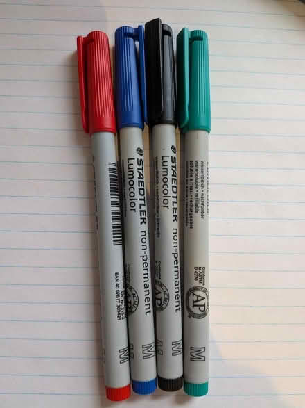 Photo of free Erasable markers (Old Ottawa south) #1