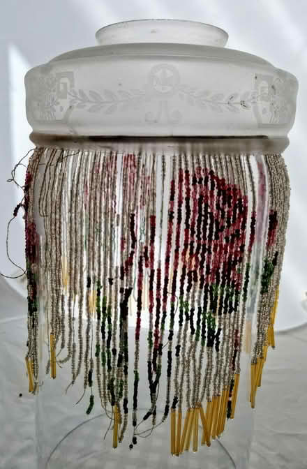 Photo of free Antique beaded glass lampshade (CB4 3) #2