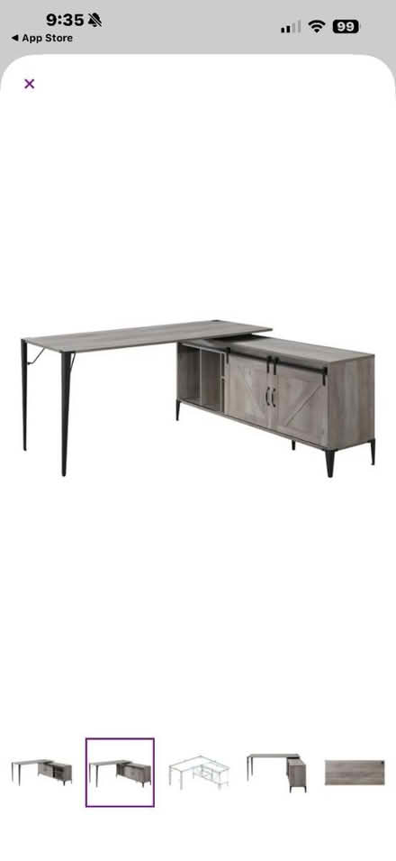 Photo of free L shaped desk, very lightly used (Fall City) #1