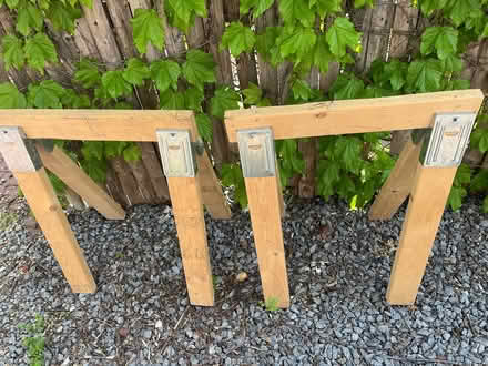 Photo of free 2 sawhorses (Capitol Hill near Lincoln Park) #1