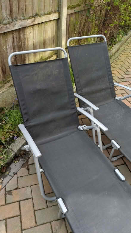 Photo of free Sun loungers - matching pair (Sale Moor M33) #2