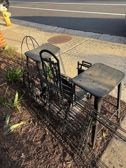 Photo of free Fireplace Tools metal stools etc (Corner of Second Street and) #3