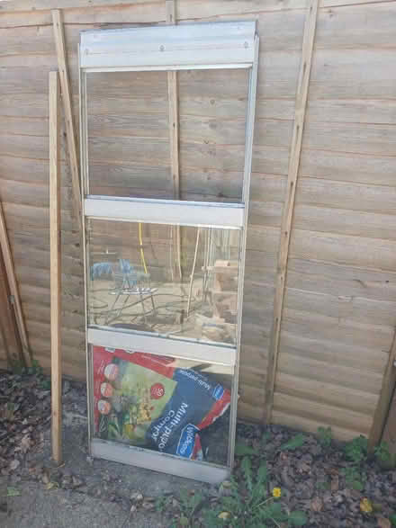Photo of free Greenhouse door and spare glass (RH69PB) #1