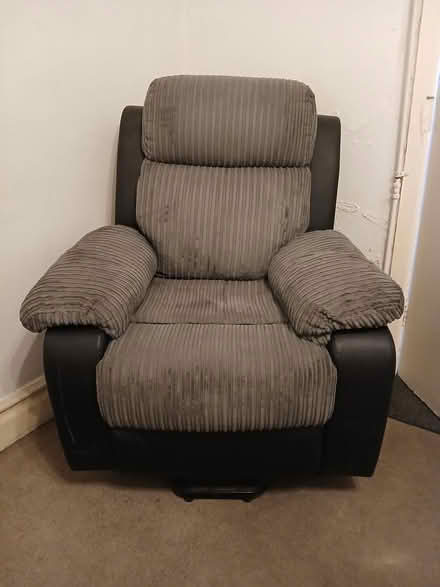 Photo of free Grey reclining armchair (LS8 3RG) #2