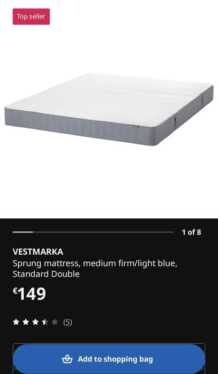 Photo of free Small double bed with mattress (Dublin) #2