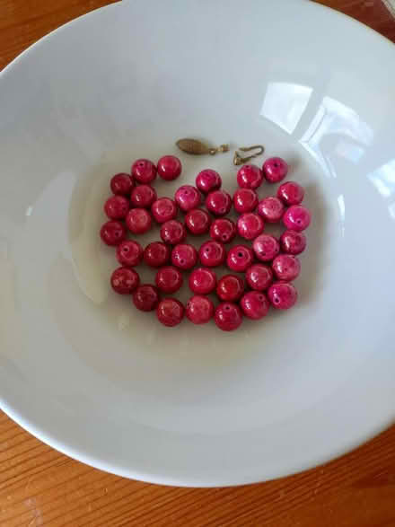 Photo of free Red necklace beads (Kilmacanogue, North Co Wicklow) #1