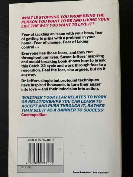 Photo of free Book Feel the fear and do it anyway (Stapleton BS16) #2