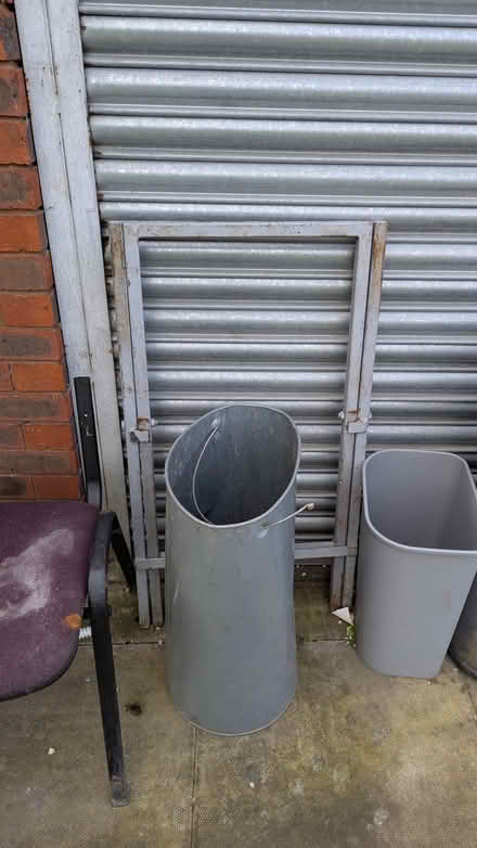 Photo of free chair carcasses ( - backs and seats) rubbish bins / frames (Loftus Road W12) #2