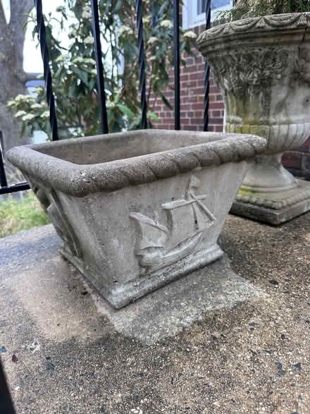 Photo of free Two stone planters (Takoma, DC) #1