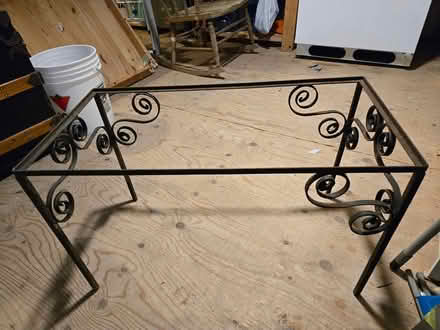 Photo of free Wrought iron table frame (Sunnyside) #1