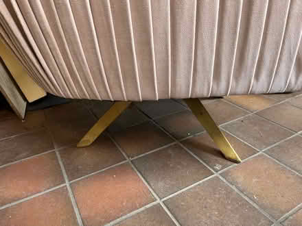 Photo of free Upholstered velour chair (Pickering YO18) #1