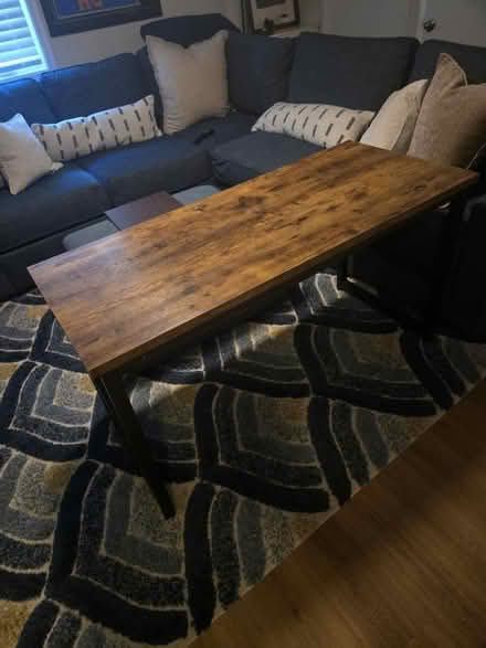 Photo of free Metal/Wood Desk (Huntington) #1