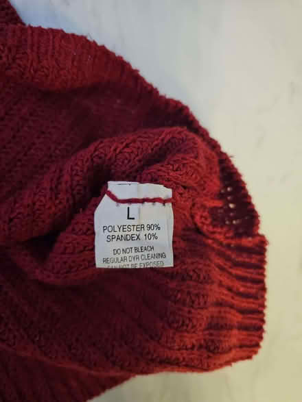 Photo of free Women red large jumper (Lower Morden SM3) #2