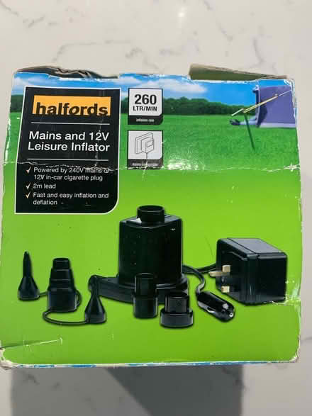 Photo of free Mains and 12V leisure inflator kit (City Centre NR3) #4