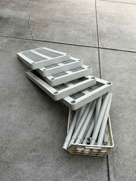 Photo of free Plastic shelves (Murrysville pa) #1