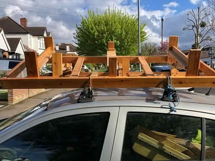 Photo of free Pine double bed frame (Berrylands Surbiton KT5) #1