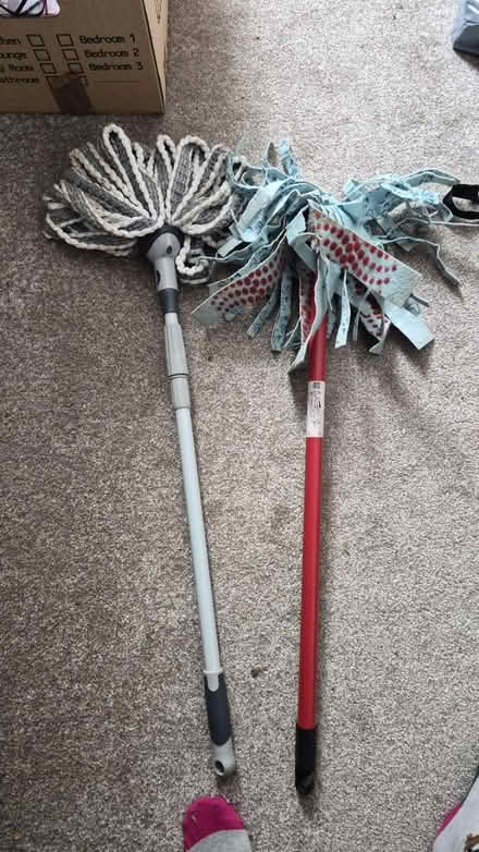 Photo of free 2x hardly used mops (Chorlton M21) #1