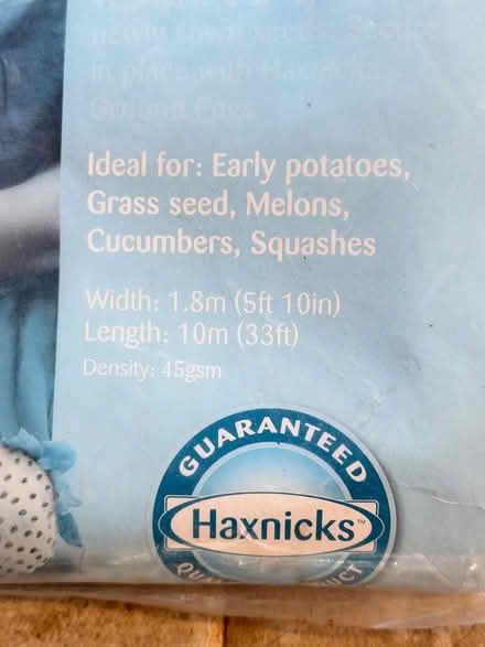 Photo of free Haxnicks Aero Poly Sheet 1.8m x 10m (East Marden) #3