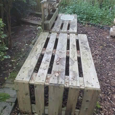 Photo of free Palette mud kitchen (Bedford MK41) #4