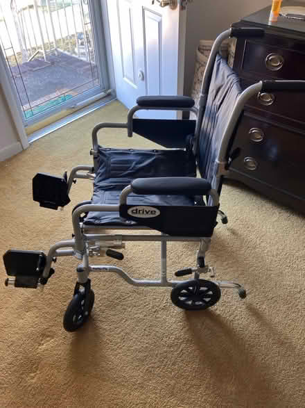 Photo of free Transport wheelchair (Highland Park) #2