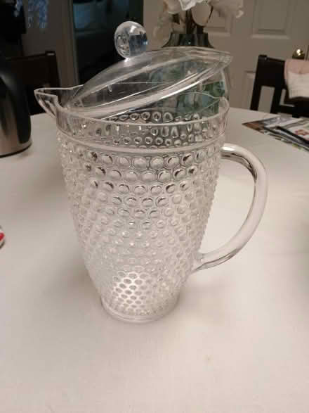 Photo of free Plastic Pitcher with lid (Charlottesville, Near Pen Park) #1