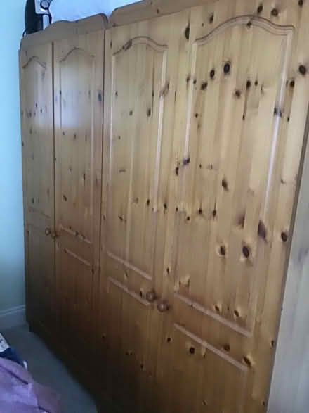 Photo of free 2x wardrobes, 1x chest of drawers, 1x double bed. (North Petherton TA6) #2