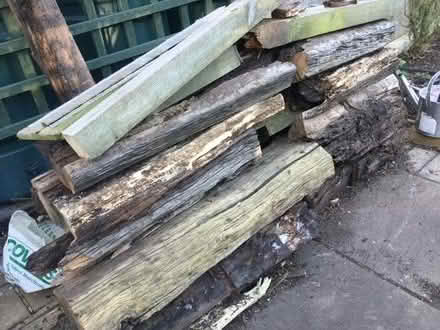 Photo of free Rotting railway sleepers (Lewes BN7) #1