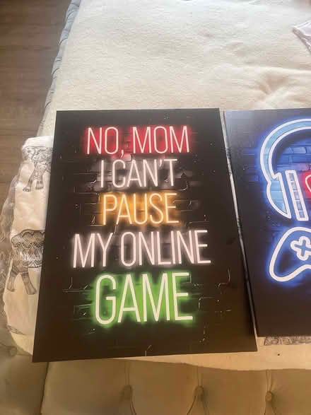Photo of free Wall canvas for boys gaming room (Stockport SK3) #1