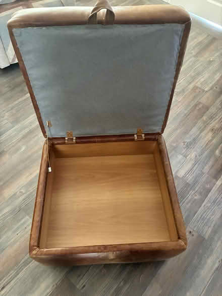 Photo of free 3 seater sofa plus foot stool (Hornchurch RM12 6TE) #3