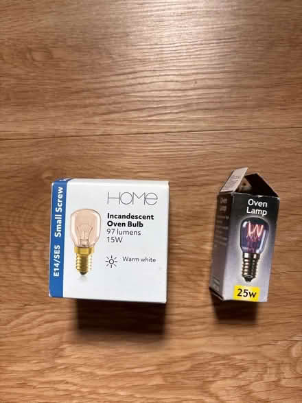 Photo of free 2 oven light bulbs (Southdown BA2) #1