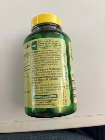 Photo of free NAC dietary supplements (Simsbury) #3