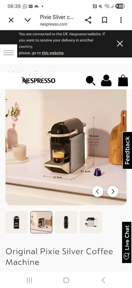 Photo of Nespresso coffee machine (N8 hornsey) #1
