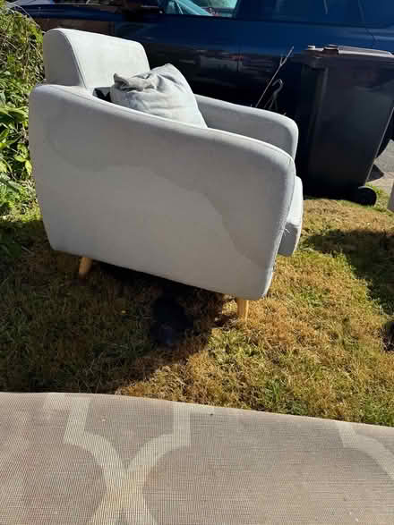 Photo of free Grey modern arm chairs (Bromsgrove, Hilltops B61) #2