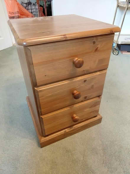 Photo of free 3 pine drawer cabinet (Allington NG32) #2