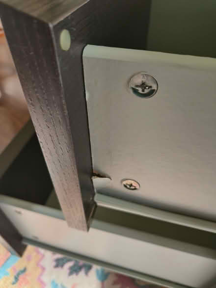 Photo of free Two MALM IKEA black bedside tables (West Calder EH55) #4