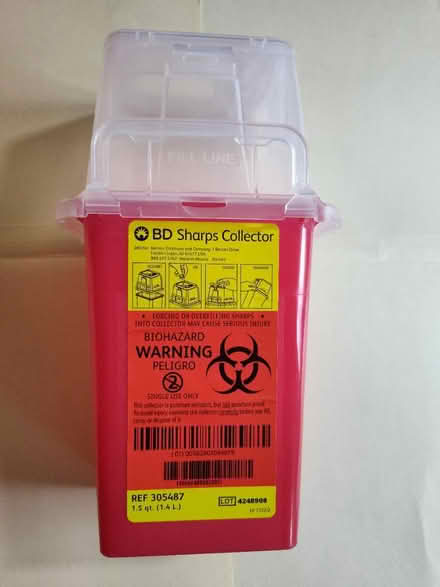 Photo of free New Sharps Container (Saugus) #1