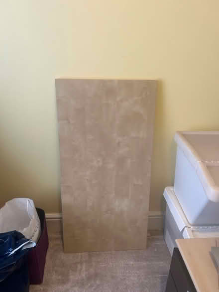 Photo of free IKEA pine effect table/desk top (Kirkby in Ashfield NG17) #1
