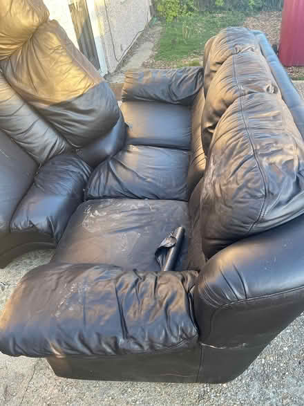 Photo of free Leather sofas (RG2) #2
