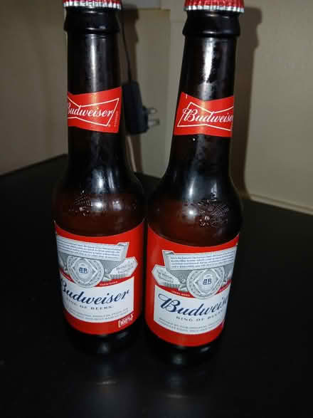 Photo of free 2 bottles of budweiser beer/larger (South norwood SE25) #1