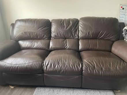 Photo of free Leather 3 seater Recliner Sofa (Lime walk,Headington OX3) #2