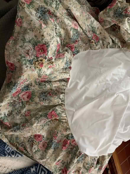 Photo of free King size bed skirt (Fremont) #2