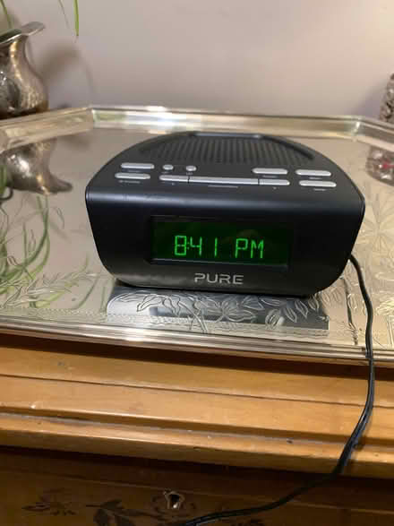 Photo of free A dab Pure Clock radio (Colwall Stone WR13) #1