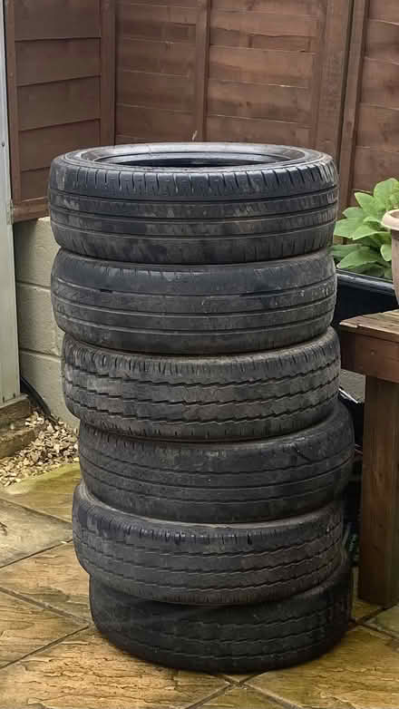 Photo of free 6 van tyres (GL6) #1