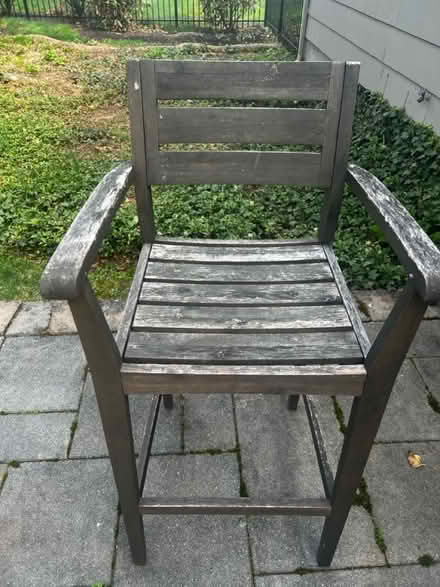 Photo of free Outdoor wood table (Scotch Plains, NJ) #1