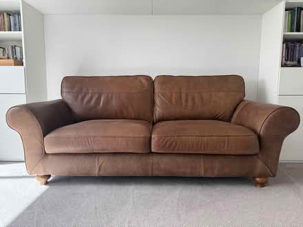 Photo of free Leather couch (Corner Lane, Leigh) #2