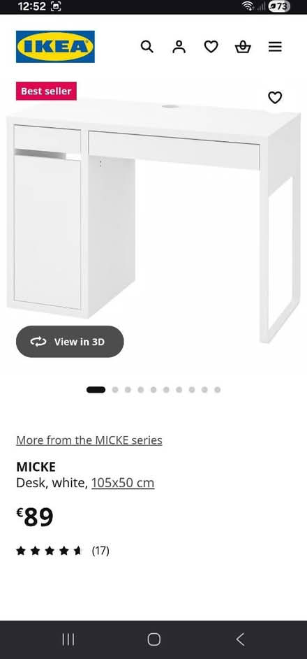 Photo of free IKEA desk (Ballybrack Co Dublin) #1