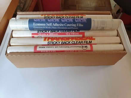 Photo of free 16 rolls stickyback clear film (Lewes, BN7) #1