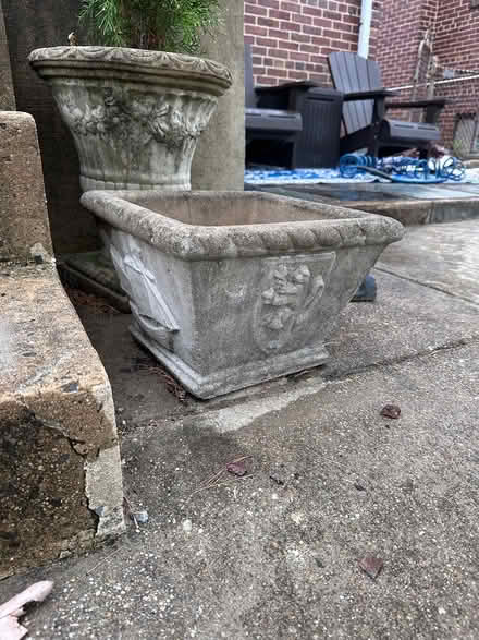Photo of free Two stone planters (Takoma, DC) #2