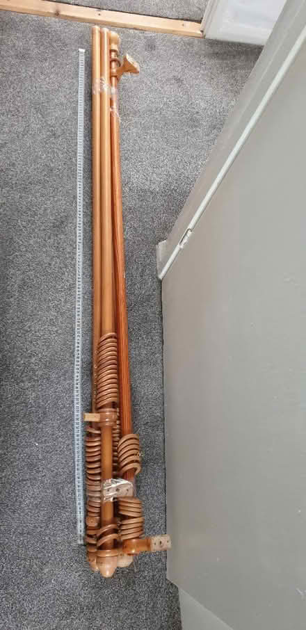 Photo of free Wooden curtain rod (OL8) #1