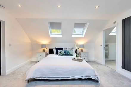 Photo of free Super king size leather bed frame with mattress (Brigsteer LA8) #1